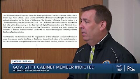 Member of Gov. Stitt's cabinet indicted for attempted bribery