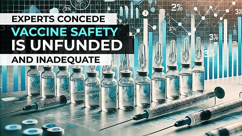 🔥EXPERTS CONCEDE VACCINE SAFETY IS UNFUNDED AND INADEQUATE
