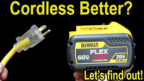Let's Settle This! Are Cordless Power Tools REALLY Better? Torque, Cutting Speed, Noise, Vibration
