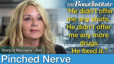 Kim's successful recovery story from surgery for a pinched nerve in her lower back