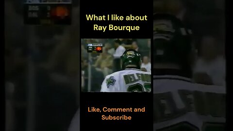 What I like about Ray Bourque