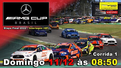 AMG CUP BRASIL | Corrida 1 | 8ª Etapa - Final 2022 - Interlagos (SP) | Ao Vivo