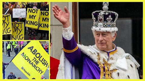 King Charles Coronation REJECTED By Protesters (clip)