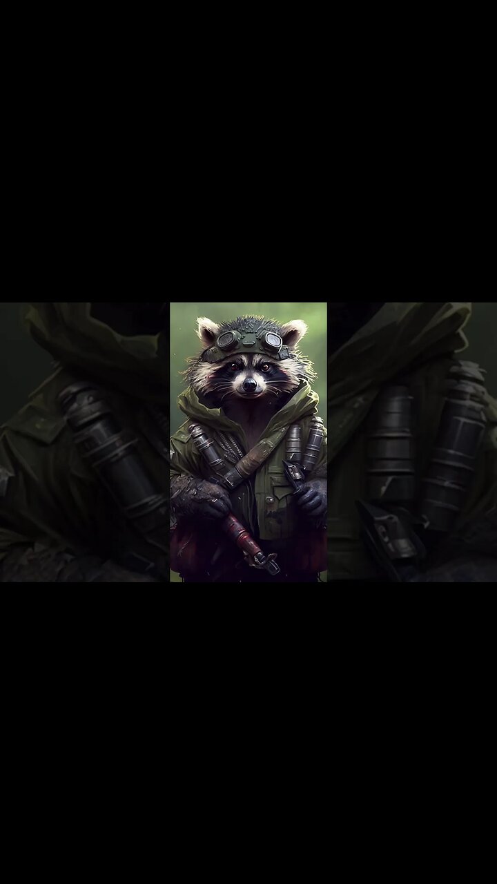 The smart raccoon - AI generated images #midjourney