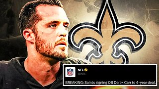 Derek Carr SIGNS With New Orleans Saints After Being Released By Raiders