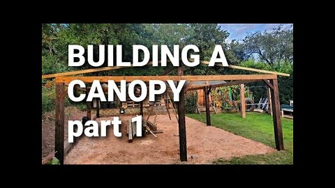 BUILDING A CANOPY PART 1/3 | DIY GARDEN WEDDING