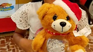 PEGANDO URSO 🐻 DE NATAL COM GLOBO ELETRÔNICO 👏👏👏