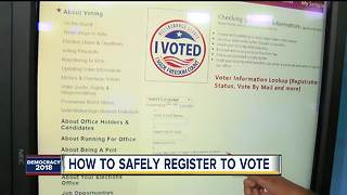 How to safely register to vote