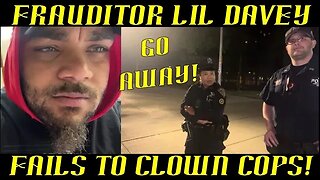 Frauditor Lil Davey Attempts to Clown NYC Cops but Fails: HAHA!