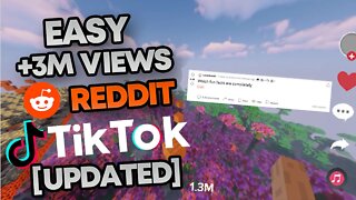 Get +3M Views on TikTok with Minecraft and Reddit