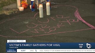 Family of Chula Vista suspicious death victim gather for vigil