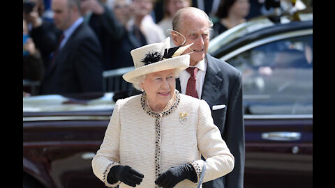 Queen plants The Duke of Edinburgh Rose to mark Prince Philip's 100th birthday