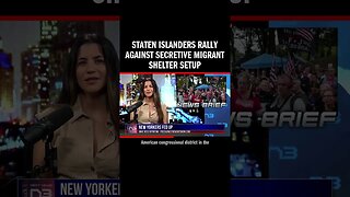 Staten Islanders Rally Against Secretive Migrant Shelter Setup