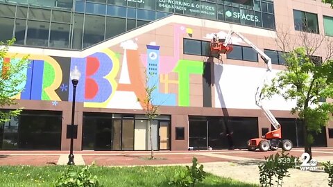 'Our Baltimore' mural brings new life to Inner Harbor