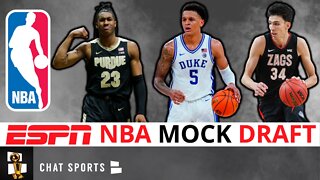 2022 NBA Mock Draft: Reacting To ESPN’s LATEST 1st Round Predictions | Will Chet Holmgren Go #1?