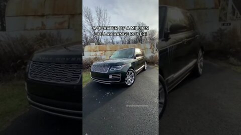 The $250,000 Range Rover | Luxury Life | Luxury Lifestyle