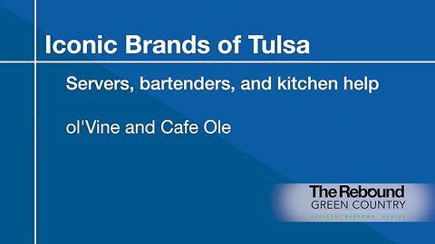 Who's Hiring: Iconic Brands of Tulsa - ol'Vine and Cafe Ole