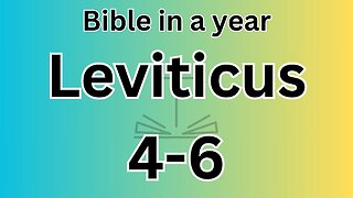 Leviticus 4-6