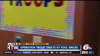 Operation Troop Treats at Kool Smiles Dental Office