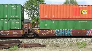 Norfolk Southern Intermodal/Mixed Freight Train from Fostoria, Ohio September 1, 2020