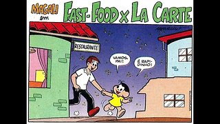 Magali em-Fast Food X La Carte | Gibis do Rapha 2