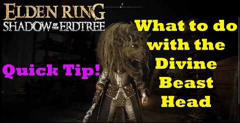 What to do with the Divine Beast Head | Elden Ring Shadow of the Erdtree