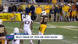 Bills trade up twice in first round