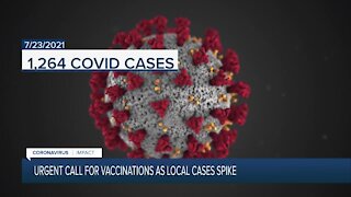 Call for vaccinations as San Diego County sees highest daily COVID-19 spike since February 2021