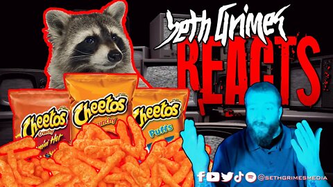 Raccoon Taste Tests BEST Cheetos REACTION | #cheetos #raccoon #reaction