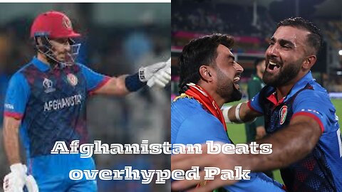 Afghanistan beats overhyped Pak at chennai