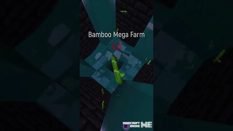 Bamboo/Sugarcane Mega Farm [Minecraft] #shorts