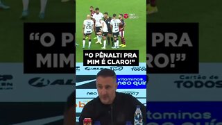O técnico do Corinthians DETONOU as decisões da arbitragem com o Flamengo. o Timão foi PREJUDICADO.
