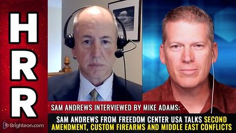 Sam Andrews talks Second Amendment, custom firearms and Middle East conflicts