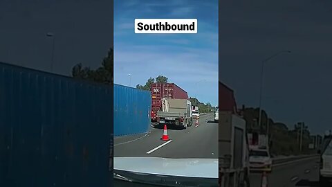 Freeway Rollover Perth, container truck