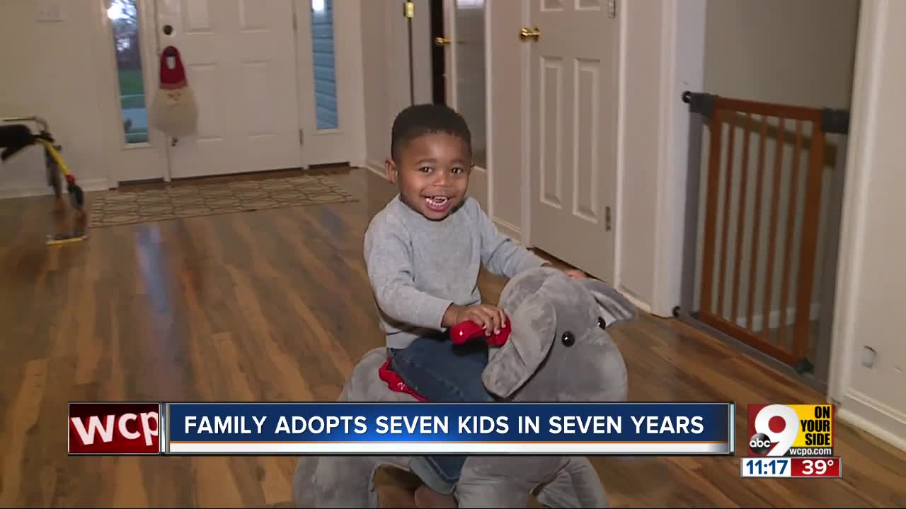 Batavia family adopts seven children in seven years