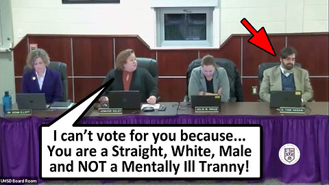 Pennsylvania School Board Member Denied Vote for being only Cis White Man on Board! 😠