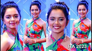 Sapno Ki Chhalaang Actress Megha Ray Looking Gorgeous In Color Dress At Indian Telly Awards 2023