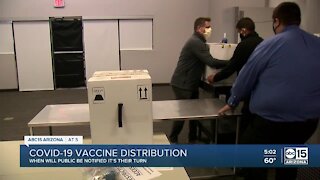 COVID vaccine distribution in Arizona