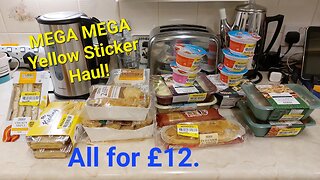 MEGA MEGA Yellow Sticker Haul!! 🟨 🟨 £12.