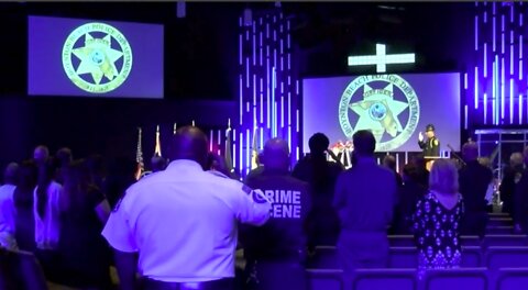 Police departments honor fallen officers