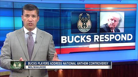 Bucks players address national anthem controversy