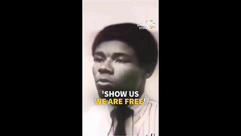 'SHOW US WE ARE FREE'