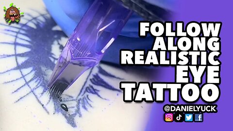 How To Tattoo An Eye-Tattooing 101 (FREE TATTOO STENCIL)