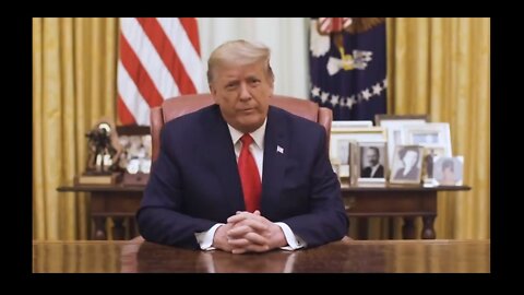 ▶ President Trump's Video Message One Week After [Their] Big Lie - Jan 13th, 2021