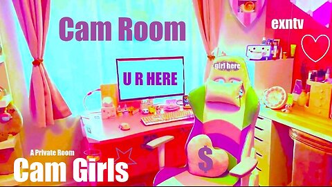 Streamer & Cam Girls Rooms Look Like Kid's Bedrooms, Cuz They're The Target Audience!!
