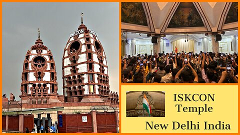 ISKCON Delhi temple - Sri Sri Radha Parthasarathi Mandir - New Delhi India 2024
