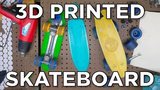 The Half Penny Board // 3D Printed Skateboard