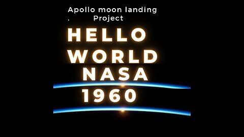 NASA Apollo space program moon landing project 1960 s