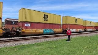 NS and CSX Train Meet # 3 from Berea, Ohio May 1, 2021