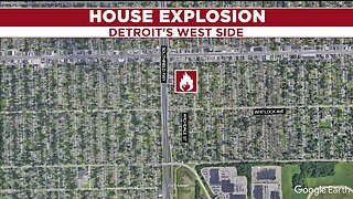 Crews on scene of home explosion in Detroit